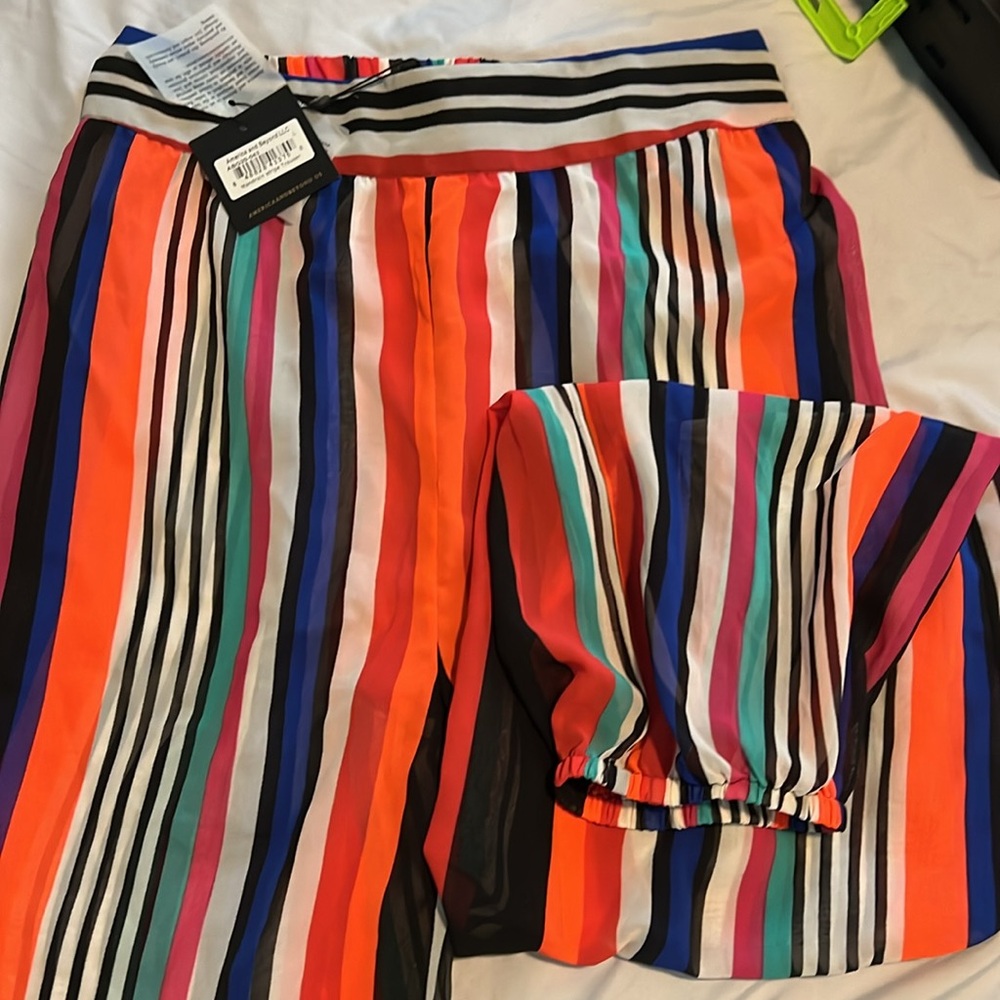 NWT AMERICA AND BEYOND COVER UP PANTS